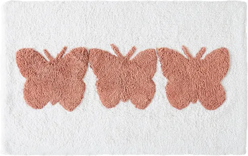 Miniatura 17 de Jessica Simpson Alfombra de baño de algodón, alfombra de baño de alta calidad, decoración lavable a máquina, 20 x 32 pulgadas, bonito trasero, gris