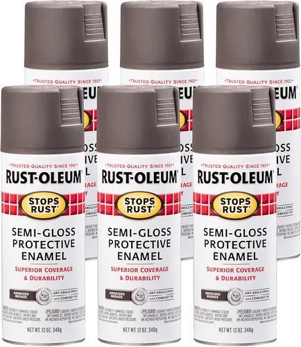 Miniatura 11 de Rust-Oleum 285092 - Pintura en aerosol para prevención del óxido, 12 onzas, transparente satinado Satinado claro