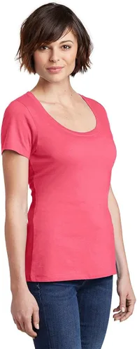 Miniatura 3 de District hecho de las mujeres Peso Perfecto de la cuchara tee _ _ _ _ _ _ _ _ _ _ Coral