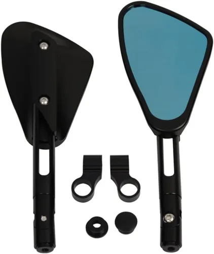 Espejos laterales para motocicleta, manubrio, espejo retrovisor lateral para Benelli TRK 502 502 502 x 502K TNT 125 502c 752s BJ500 (color negro)