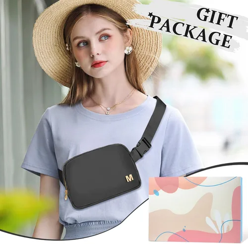 Miniatura 2 de COSHAYSOO Riñonera personalizada con letra inicial para mujeres, adolescentes, niñas de 13 a 15 años, 14 a 16, 16 a 18, 19 a 25 años, regalos