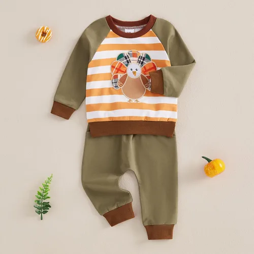 Miniatura 71 de BemeyourBBs Conjunto divertido de sudadera y pantalones de manga larga con letras divertidas para bebé niño y niño