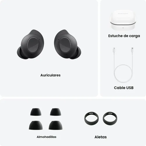 Miniatura 10 de Samsung Galaxy Buds FE Auriculares inalámbricos Bluetooth, ajuste cómodo y seguro en el oído, cambio automático de audio, control táctil, asistente