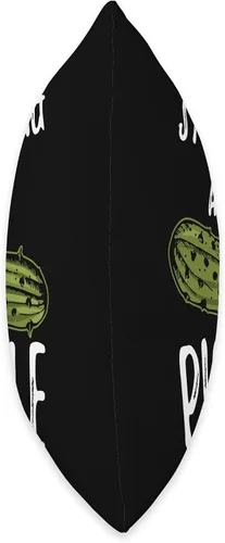 Miniatura 2 de The Stop Staring At My Pickle Shirt Store Company Stop Staring at My Pickle Shirt - Almohada sucia de Halloween, 16 x 16 pulgadas, multicolor