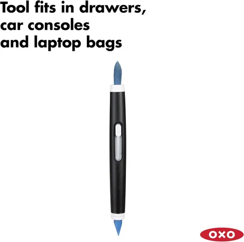 Miniatura 7 de OXO Grips Cepillo de limpieza de electrónicos Azul