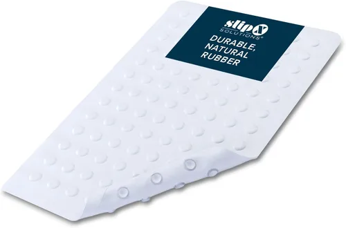 SlipX Solutions Alfombrilla de seguridad de goma duradera de 22 x 14 pulgadas, siéntete seguro y seguro en tu baño o ducha, textura de superficie