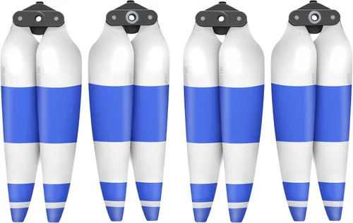 Hélices para DJI Air 3 Drone, 8747F Reducción de ruido silenciosa Hélice de liberación rápida Air 3 cuchillas coloridas de repuesto, 2 pares (azul +
