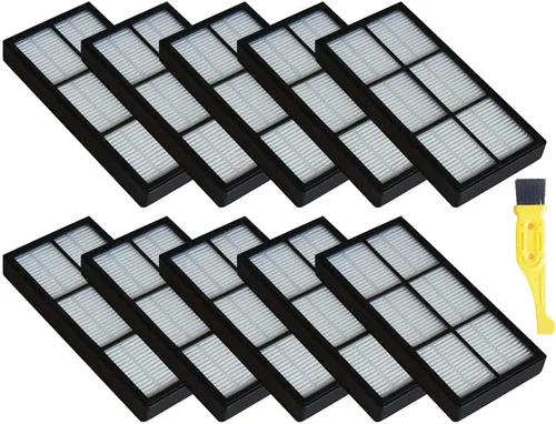 – Paquete de 12 unidades de filtros de repuesto HEPA, para iRobot Roomba 800 serie 870 880, partes de aspiradora robótica