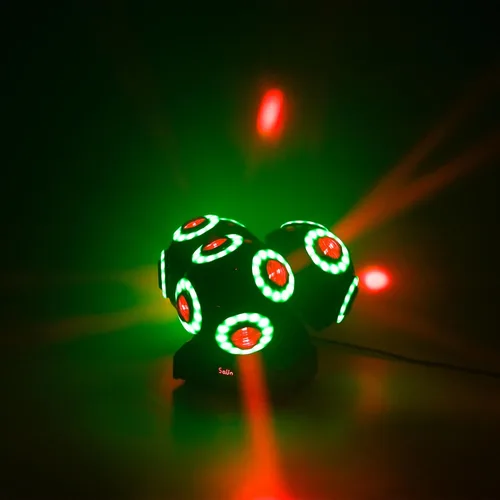 Miniatura 7 de Luz LED de cabeza móvil para DJ, haz giratorio, luces de escenario, foco puntual, iluminación para eventos, control de sonido, Dmx512, DJ, KTV