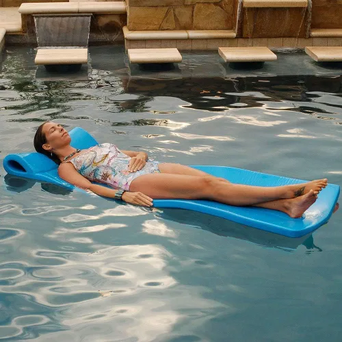 Pool Mate Marina Blue - Flotador grande de espuma para piscina, fabricado en Estados Unidos Azul Marina