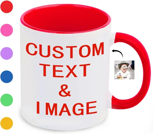 Miniatura 12 de Baosity Taza de café con foto personalizada, taza personalizada con imagen, texto, nombre, regalos personalizados para novio, novia, mejor amigo
