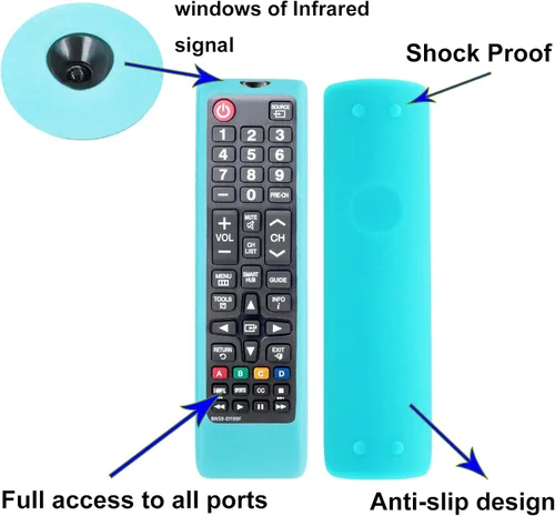Miniatura 4 de Funda de silicona con correa para Samsung Smart TV Remote - Funda de silicona para Samsung TV BN59-01301A BN59-01315A BN59-01199F Funda de piel