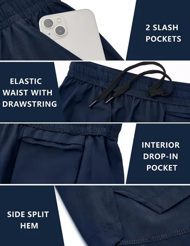 Miniatura 3 de Aleture Men's 5" Running Shorts Quick Dry Athletic Workout Gym Shorts with Pockets