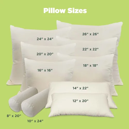 Miniatura 5 de Bean Products Kapok - Almohada de 12 x 20 pulgadas, algodón orgánico, vegano, de calidad premium, hecho en Estados Unidos, cojín para el suelo