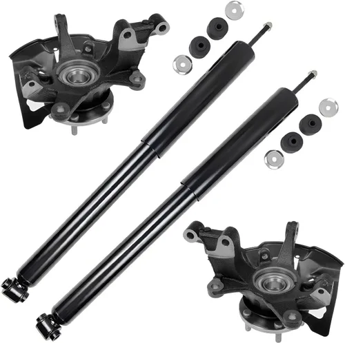 Miniatura 26 de Detroit Axle - Conjunto de manguetas de dirección delanteras de 2 piezas para Hyundai Accent 06-11, 2 manguetas de dirección y conjunto de buje