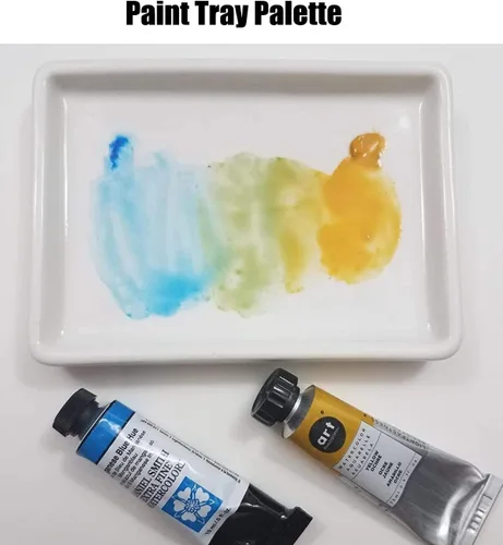 Miniatura 4 de Jabonera de cerámica para ducha, paquete de 2 unidades, paleta de jabones para acuarelas