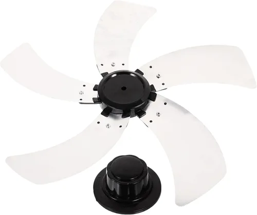Miniatura 10 de LIFKOME Palas de ventilador de piso Soporte de aspas de ventilador 5 hojas s reemplazo para piezas de reparación de accesorios Hojas eléctricas