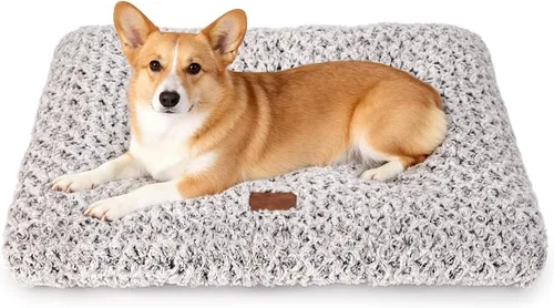 Miniatura 22 de Alfombrilla para jaula de perro, colchón de jaula de perro de felpa, colchón para jaula de perro suave, almohadilla antideslizante para jaula