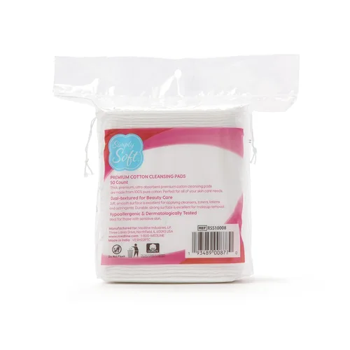 Miniatura 3 de Simply Soft Almohadillas limpiadoras de algodón jumbo, 100% algodón puro, almohadillas grandes de algodón de 3.5 x 4.5 (200 unidades)