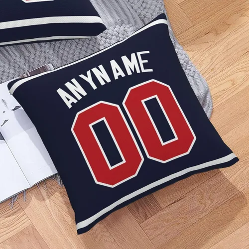 Miniatura 5 de Funda de almohada personalizada: personaliza cualquier nombre y número, regalo de béisbol personalizado para hombres y mujeres, funda de almohada AB