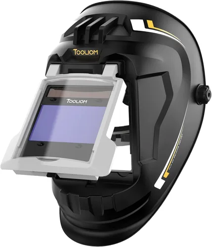 Miniatura 13 de TOOLIOM Casco de soldadura abatible 3.64 x 1.67 pulgadas con máscara de soldadura auto oscurecimiento estilo concha y capucha de soldadura
