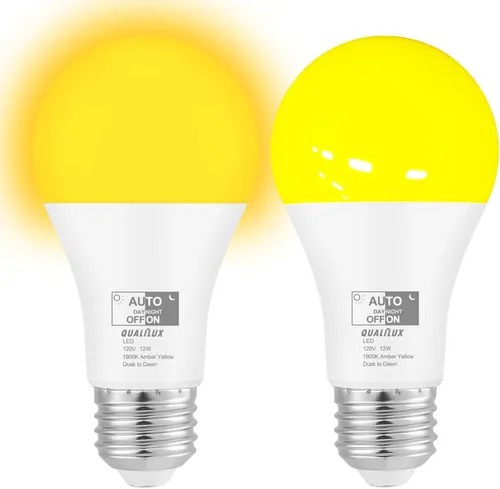 Miniatura 16 de Qualilux Bombillas de luz del atardecer al amanecer, bombillas LED de detección de luz automática para exteriores, luz diurna, MR16 GU10 paquete