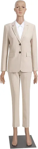 Maniquí femenino de cuerpo completo realista ajustable, maniquí de exhibición con cabeza giratoria, forma de vestido para exhibición con base de
