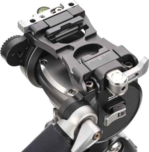 Miniatura 9 de Benro Tortoise CF Serie 2, trípode de 4 secciones con cabezal híbrido FS36PRO