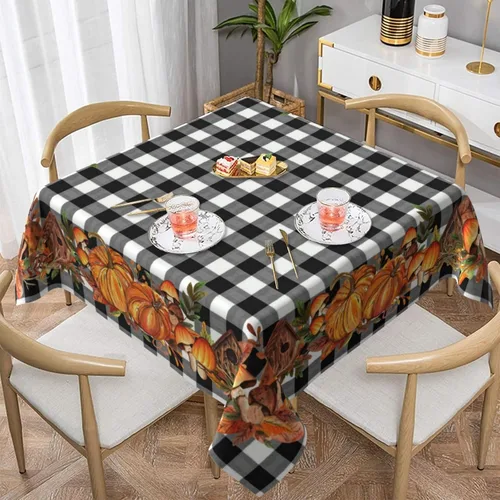 Miniatura 20 de AGAYNA 4th of July Tablecloth Round 60 Inch Blue Red White Patriotic Stars Table Cloth,Stain Resistance Independence Day Holiday Table Covers for