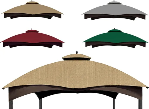 Miniatura 8 de SCOCANOPY - Toldo de repuesto color Beige Claro Ripstop para gazebo Lowe's Allen Roth 10 x 12 Modelo #GF-12S004B-1 / GF-12S004BTO Ripstop beige claro