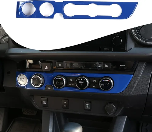 Miniatura 18 de Lcojicep Cubierta de panel de botón de aire acondicionado, accesorios de automóvil compatibles con Tacoma 2016-2020