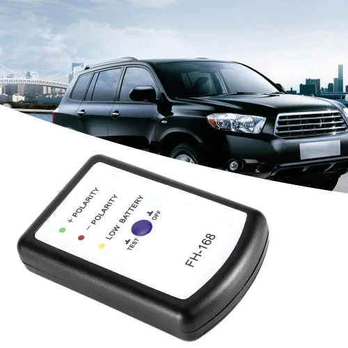 Miniatura 4 de Qiilu Probador de polaridad del altavoz, fase del medidor de fase del probador de la bocina del altavoz del coche auto