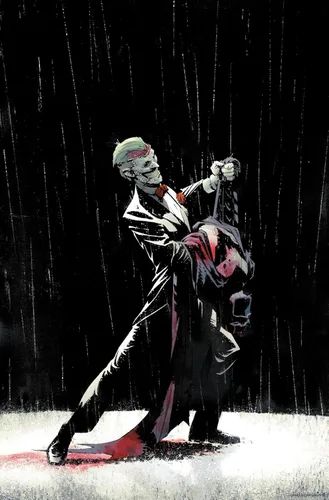 DC Comics Joker - Póster de pared Dancing In The Dark de 34 pulgadas de largo x 22.4 pulgadas de ancho, versión premium sin marco