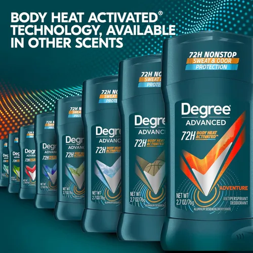Miniatura 3 de Degree Men Advanced Protection Desodorante antitranspirante, Adventure, 2.7 oz, paquete de 2