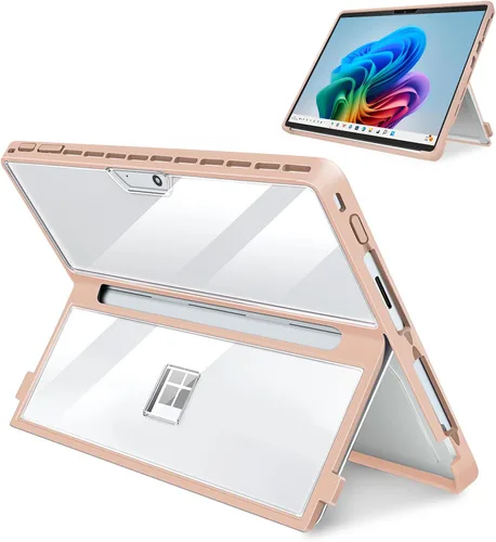 Miniatura 8 de Funda para Microsoft Surface Pro 11/10/9/8 de 13 pulgadas, con cubierta de stent y correa de mano, todo en uno a prueba de golpes, funda resistente