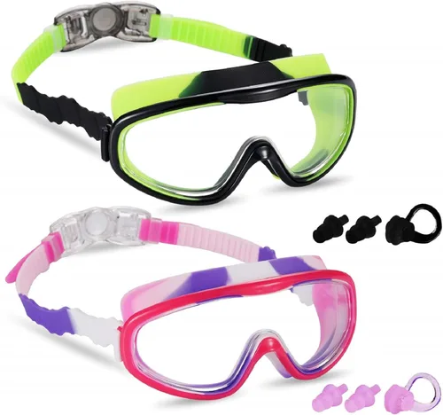 Miniatura 8 de 2 Pack Kids Swim Goggles, Swimming Glasses for Children from 3 to 15 Years Old