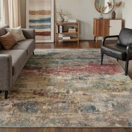 Miniatura 84 de GENIMO Alfombra antideslizante de 2 x 6 pies, lavable para pasillos de cocina, alfombras de cocina modernas abstractas, alfombra ligera de pelo bajo