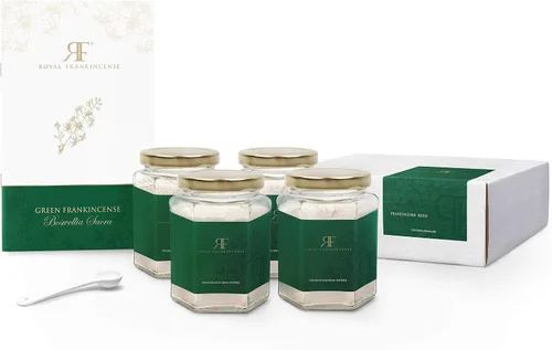 Miniatura 2 de Royal Frankincense Polvo de resina de incienso verde orgánico certificado Hojari/Hojary de Omán (Boswellia Sacra) (1 lb/libra)