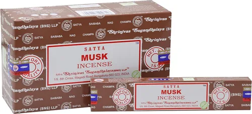 Miniatura 9 de EARTH Satya Nag Champa - Varillas de incienso prémium de 15 GMS (paquete de 12) (certificado verde) – Agarbatti enrollado naturalmente a mano