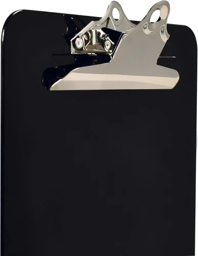 Miniatura 4 de Better Office Products - Portapapeles de plástico negro, paquete de 12 unidades, duradero, 12.5 x 9 pulgadas, clip de metal estándar, color negro