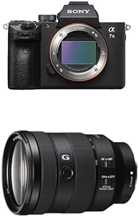 Sony a7 III ILCE7M3/B Cámara de lente intercambiable sin espejo de marco completo con LCD de 3 pulgadas, solo cuerpo, configuración base, negro y