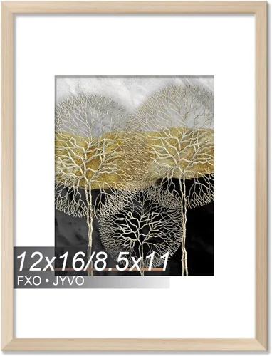 Miniatura 71 de Fxojyvo Marco de Fotos de 4x6, Muestra Foto de 3.5x5 con Paspartú o 4 x 6 Sin Paspartú, Liviano y de Alta Transparencia Marco de 4 por 6 para Pared