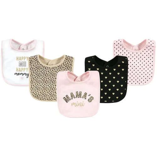 Miniatura 27 de Hudson - Babero unisex de algodón para bebé, baberos de algodón, talla única , Cactus rosa