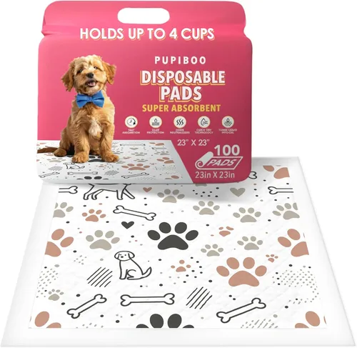 Miniatura 61 de PUPIBOO Almohadillas lavables para orina para perros y gatos - Almohadillas de entrenamiento para cachorros reutilizables súper absorbentes - 100%