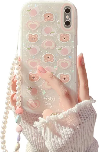 Miniatura 16 de Funda compatible con iPhone 11 Pro Max con bonito diseño de flores negras y sencillas, para mujeres, adolescentes y niñas, funda protectora de lente