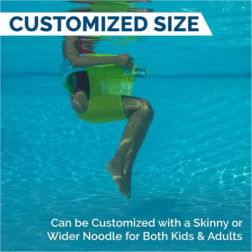 Miniatura 5 de SwimWays Eslingas flotantes de malla para silla de piscina (paquete de 4), accesorios de piscina y juguetes acuáticos, fideos de piscina no incluidos