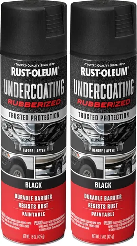 Miniatura 12 de Rust-Oleum 248657 Spray de revestimiento inferior de goma, 15 oz, Negro