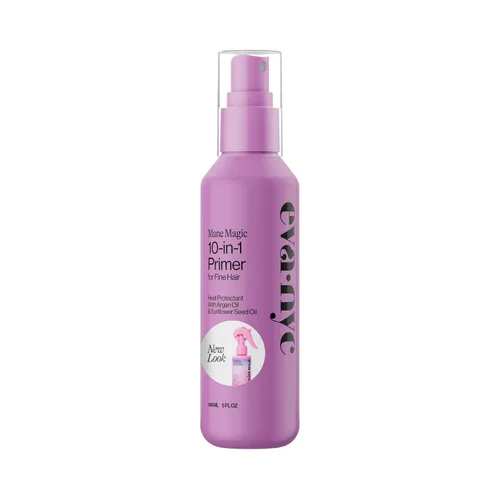 Eva NYC Mane Magic 10-en-1 Primer para cabello - Nuevo rociado fino + sin fugas - Protección contra el calor de semillas de girasol + aceite de