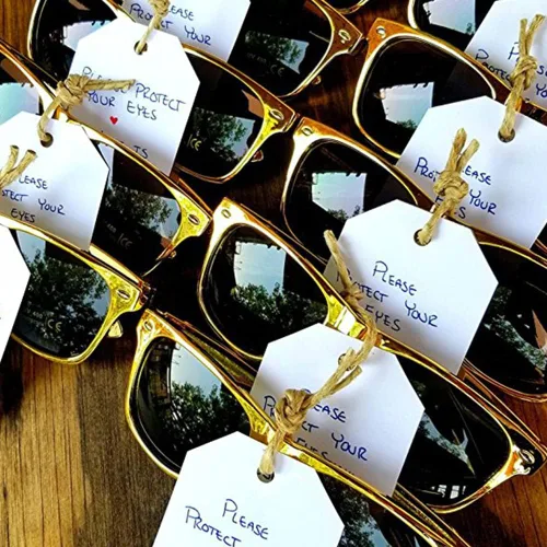 Miniatura 20 de Suministros para regalos de fiesta de colores neón Paquete de 8 gafas de sol unisex