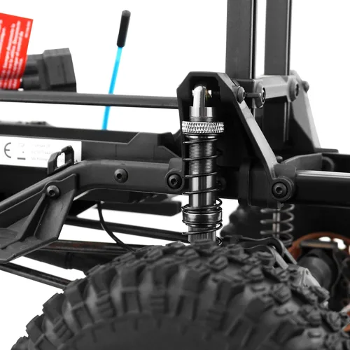 Miniatura 6 de Amortiguadores de aleación de aluminio para vehículo RC rastreado 1/10 RC Crawler Car Axial SCX10 AXI03007 RBX10 D90 TRX4 (2.6 pulgadas, gris)
